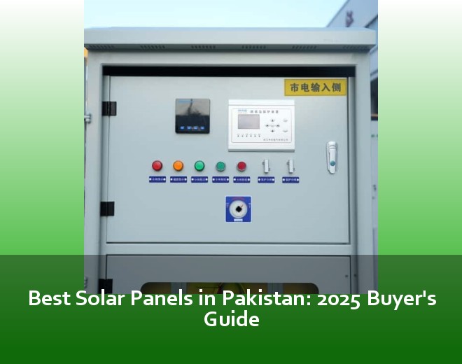 Best Solar Panels in Pakistan: 2025 Buyer's Guide